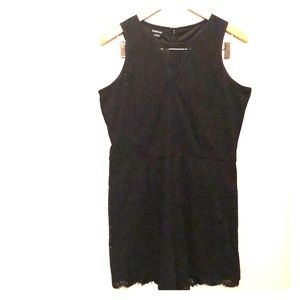 Bebe lace romper short set